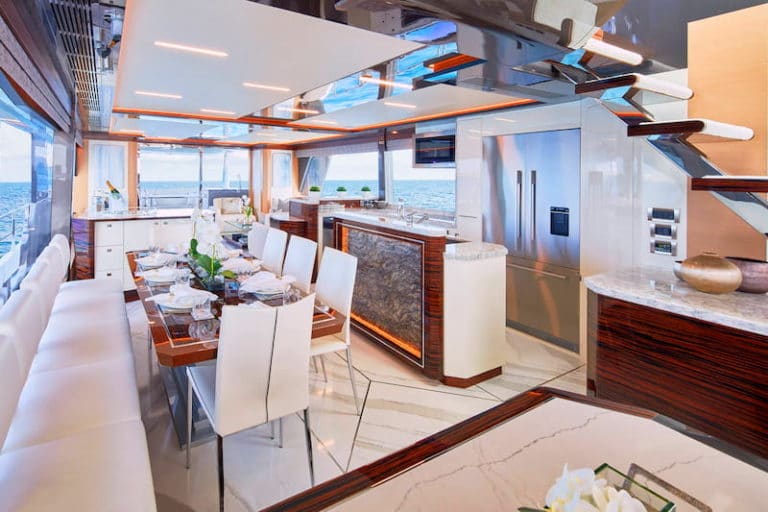 Ocean-Alexander-84R-galley