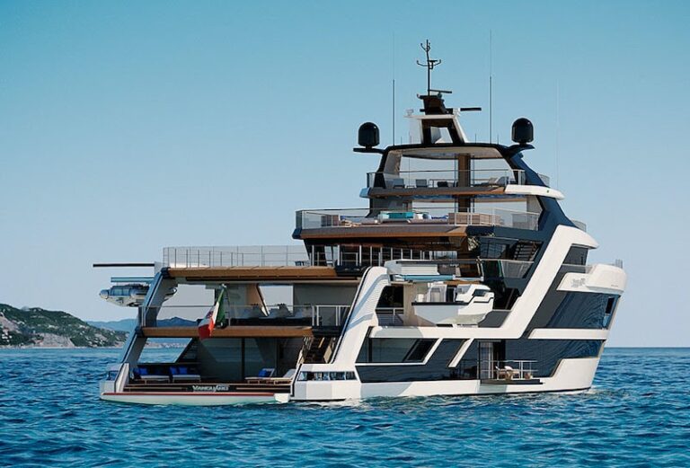 superyachts vanguard hydro tech explorer vista da poppa