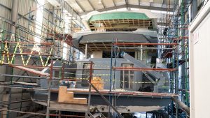 M/Y Infinity Nine Under Construction Ava Yachts