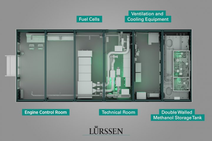 Lürssen yacht a celle di combustibile