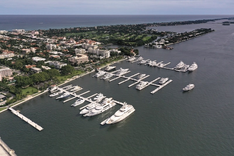 Marina-aerial view