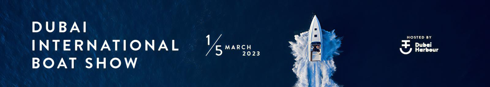 Dubai International Boat Show 2023 banner