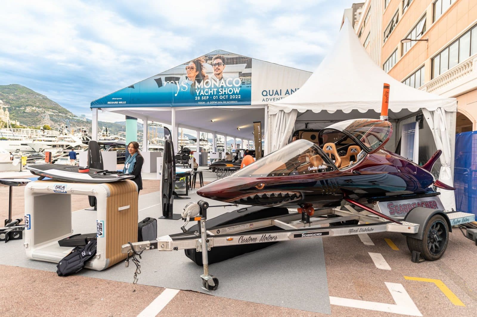 Monaco yacht show avventura