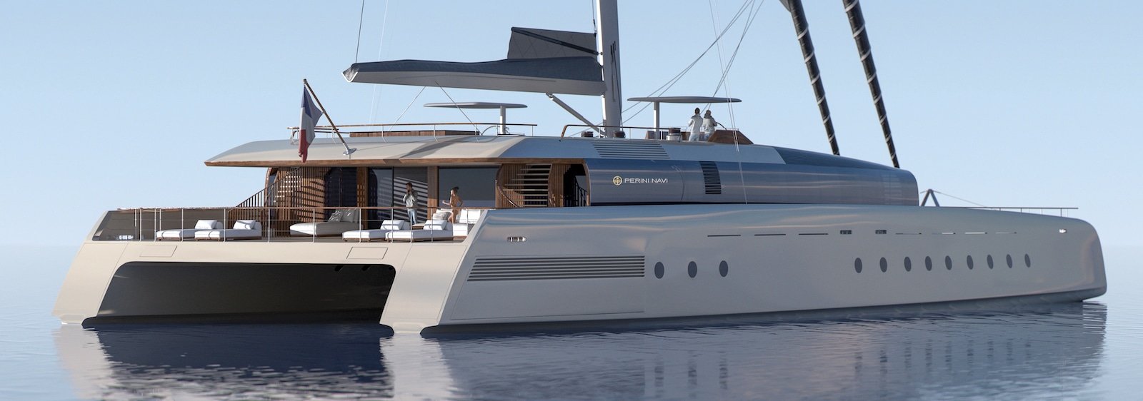 Perini Navi catamarano art explorer