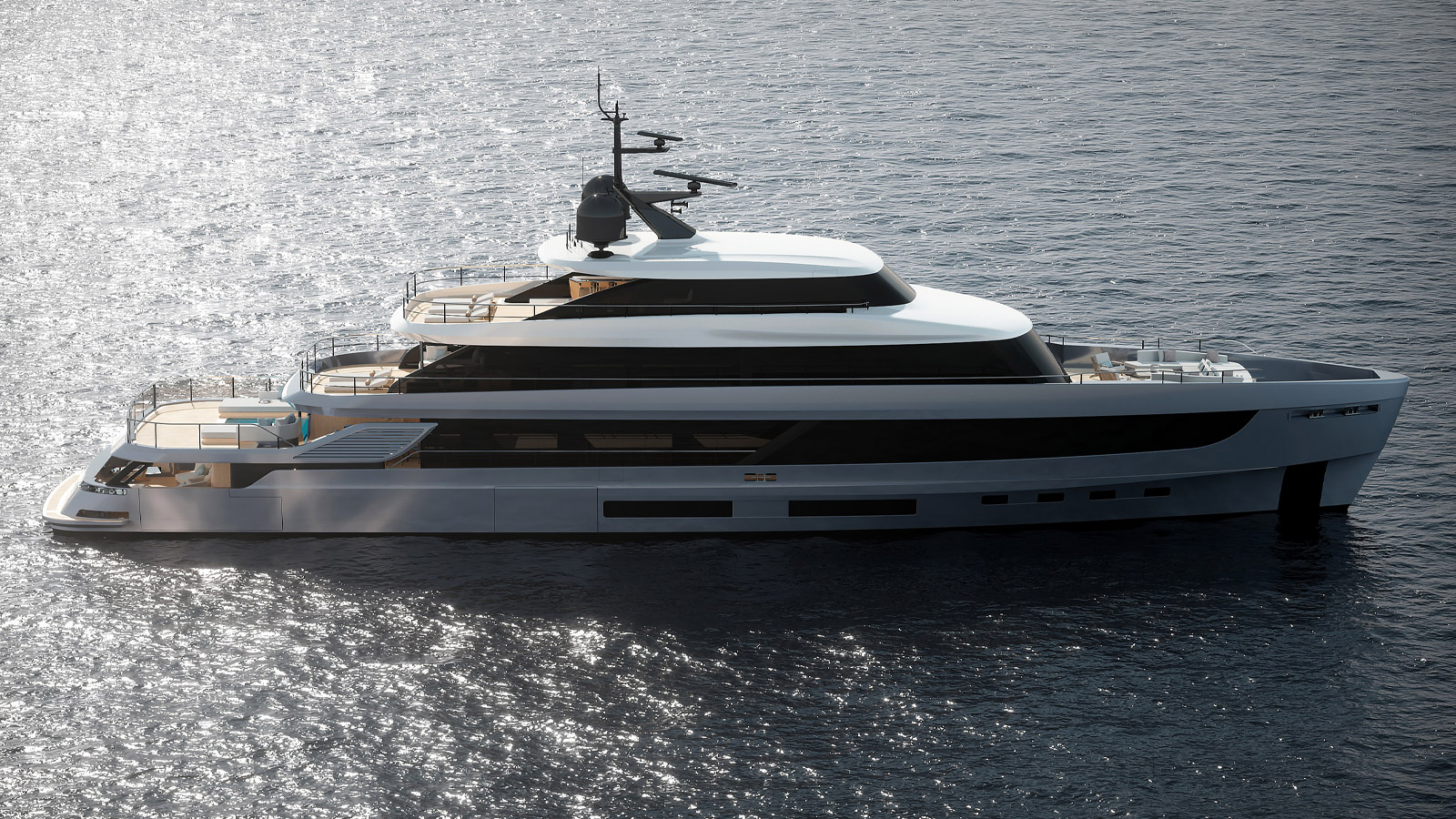 Grande 44M, quatre ponts et un espace infini : le nouveau superyacht d’Azimut fait rêver