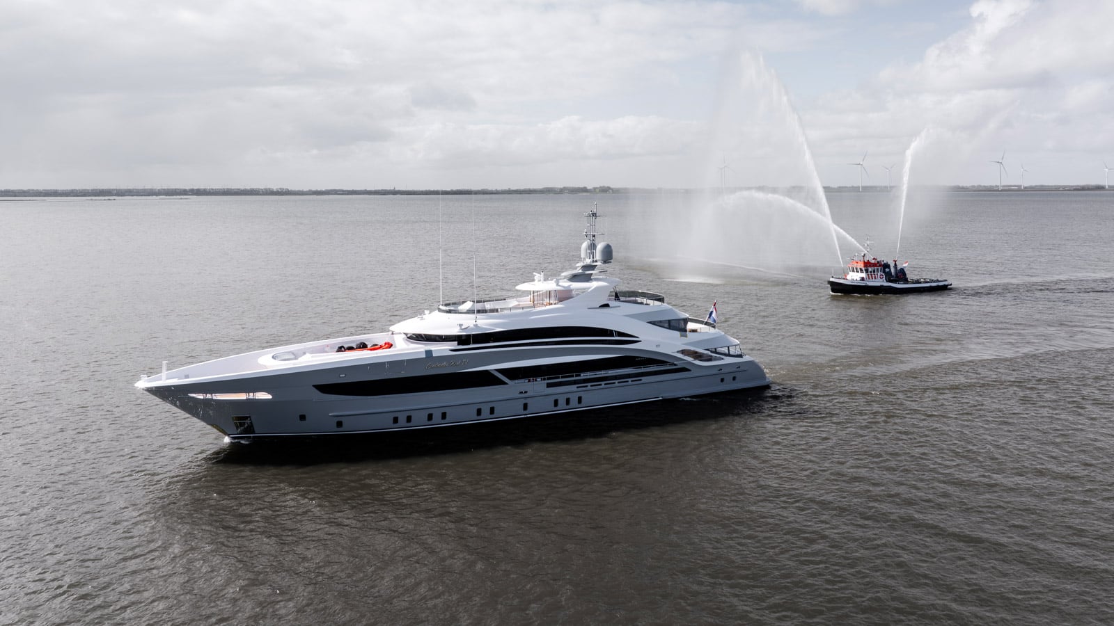 Cinderella Noel IV, the 50-meter yacht designed to take on the North Sea